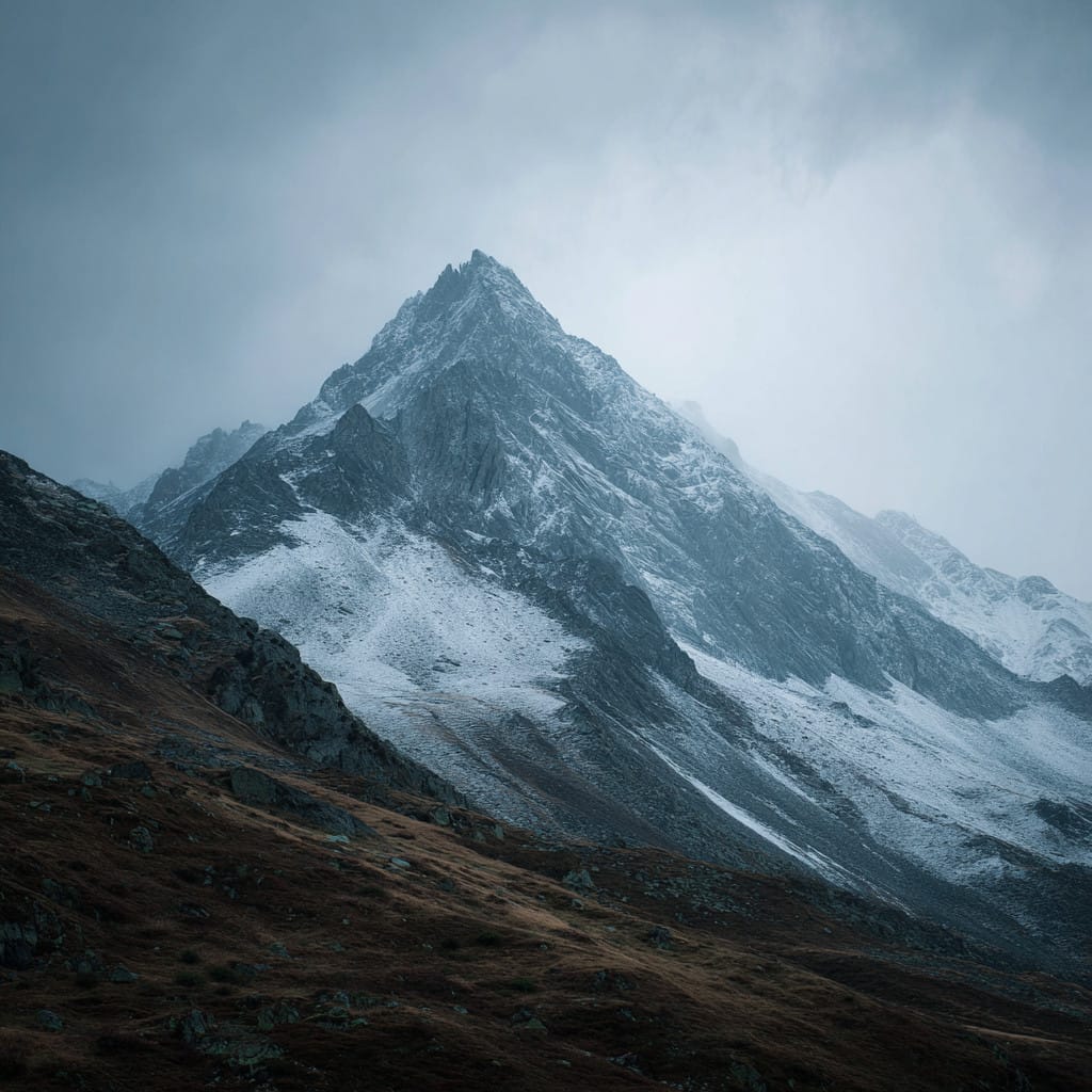How does MCP work when AI agents run workflows? Snowy mountain peak and slope