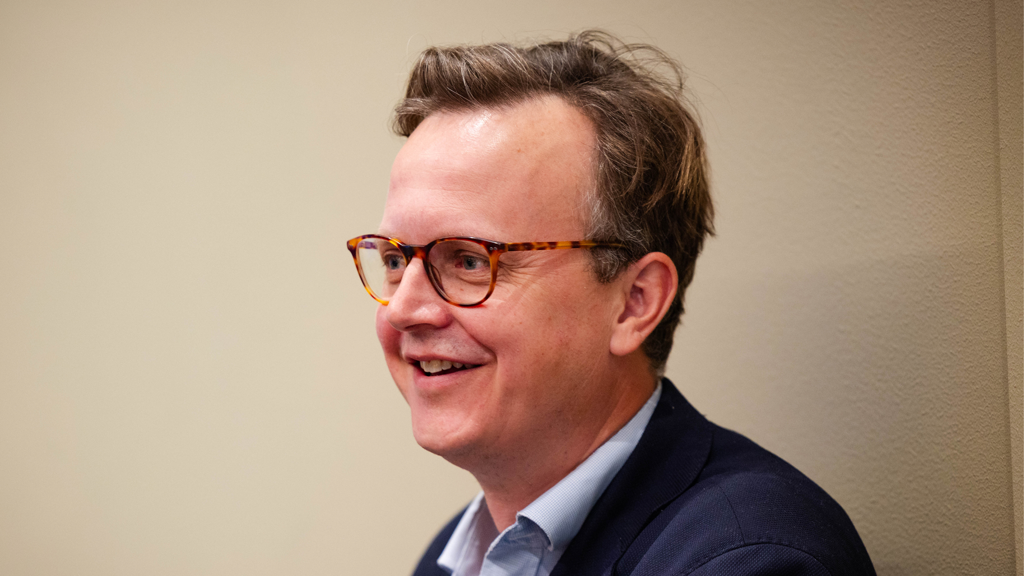 Man laughing