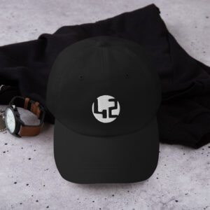 Black cap with 42 design