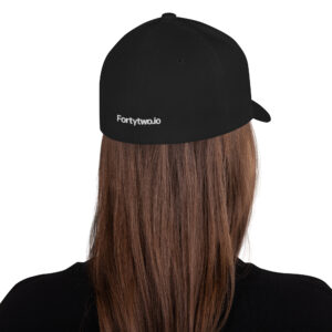 Black cap with website name