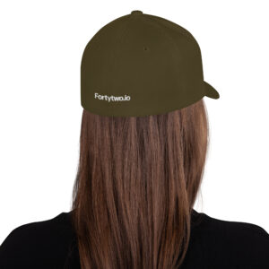 Olive green baseball cap
