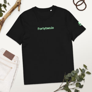 Forty-two.io black t-shirt